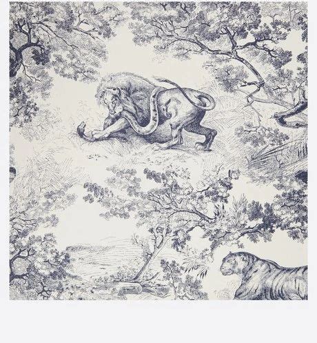 dior blue toile de jouy|toile de jouy dior.